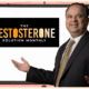 Monthly podcast cover for "The Testosterone Solution," featuring engaging discussions on health and wellness.